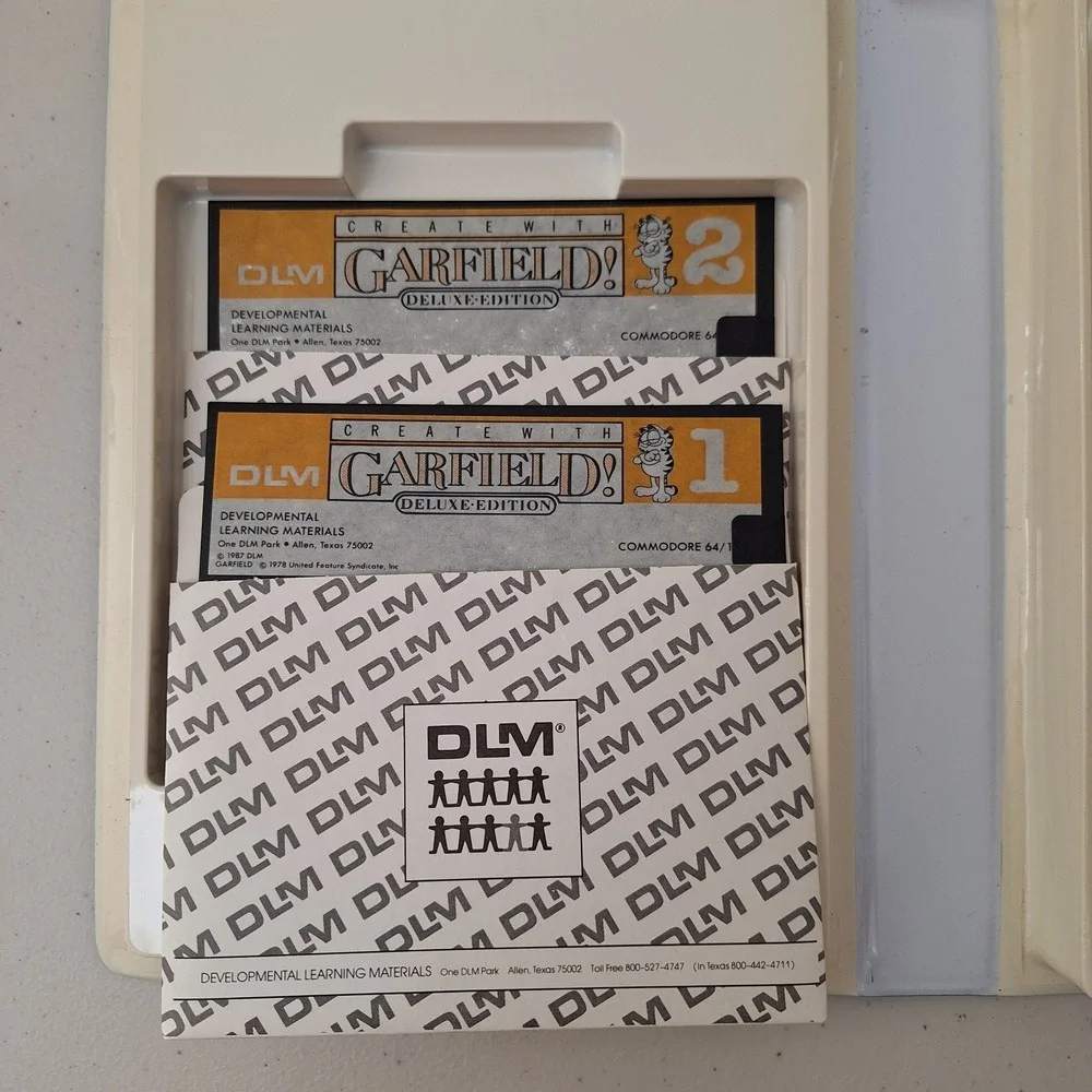 Vintage:‎ 1987 - Create With Garfield - Deluxe Edition - Apple Computer Software